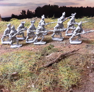 7107-s 1770 - 1763: Österreich Deutsche Infanterie (1/72)