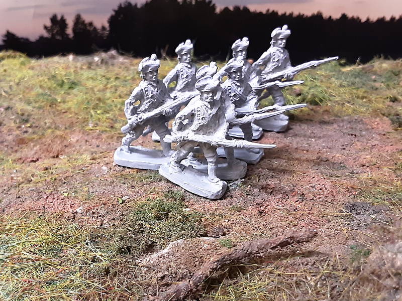 1756 - 1763: Königreich Hannover - Infanterie im Angriff