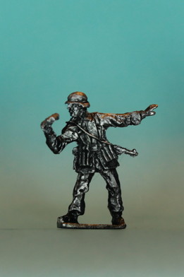 2004-b Deutscher Offizier mit Tarnjacke (1940 - 1945)