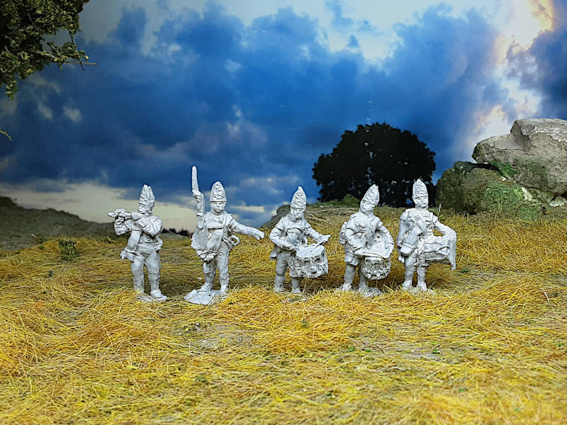 1812 - 1815: Russen - Grenadier-Regiment Pawlowski - Füsiliere - Command Set (Bausatz)