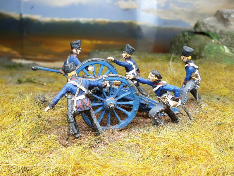 1813 - 1815: Preußen - Artillerie  - 6-Pfund-Kanone (1/72)