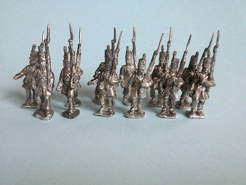 Preußische Landwehr - 2. Schlesisches Rgt. marschierend  (1813 - 1815)