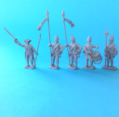 1740 - 1763: Preußische Füsiliere - Command Set