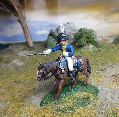 28-0012-i 1806 - 1807: Preußischer Offizier (28 mm)