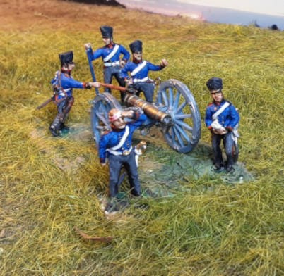 1813 - 1815:Preußische Reitende Artillerie (feuernd) - 1/72