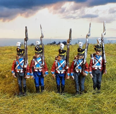 1808 - 1815: Dänische Infanterie - Musketiere - 1/72