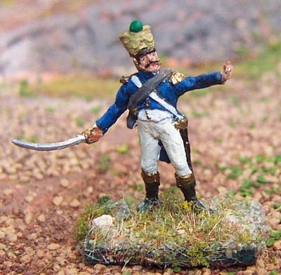 1812 - 1815: Französischer Voltigeur - Offizier - 1/72